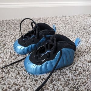 Nike Lil' Posite One Shoes Blue Black